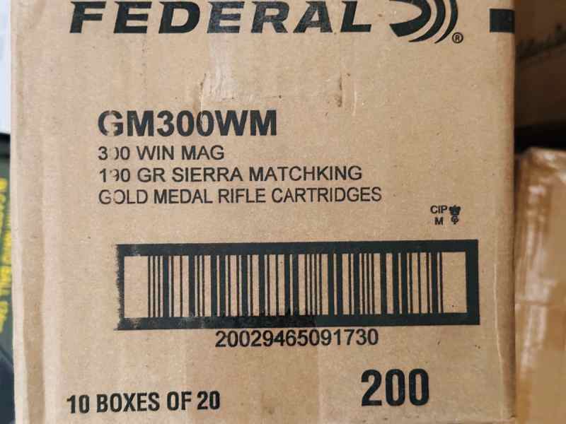 Match grade 300 Win Mag Ammo