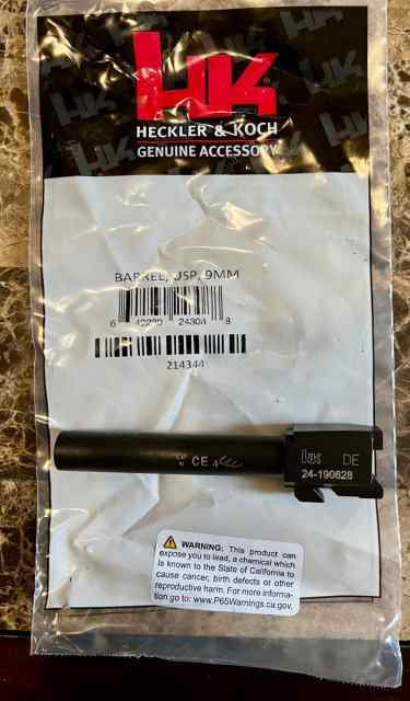 Hk usp 9mm Factory Germany made barrel 