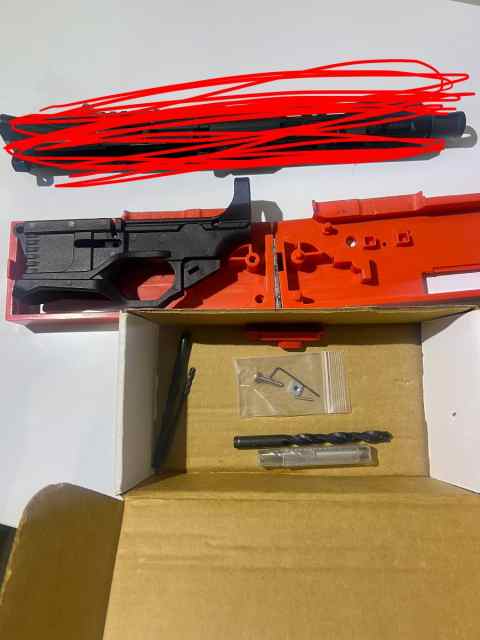 AR lower unfinished P80 $100 w/kit