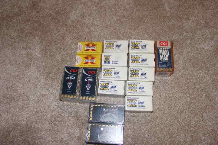 22 Magnum Ammo  (total 800 rds)
