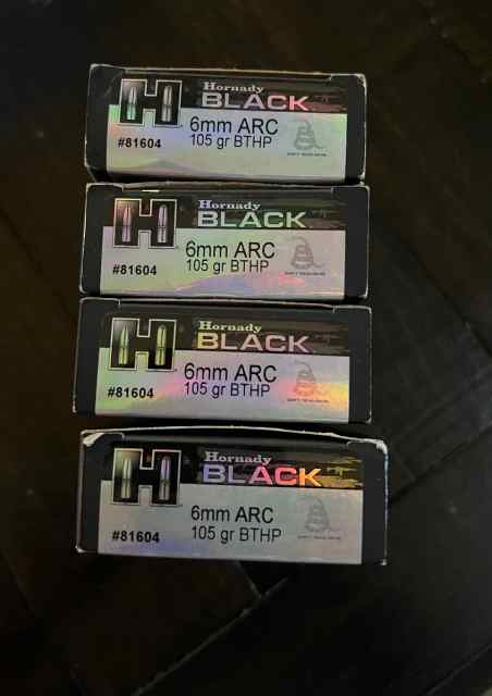Hornady Black 6mm arc