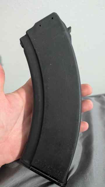 5 Bulgarian Steel Reinforced 7.62x39 Mags 