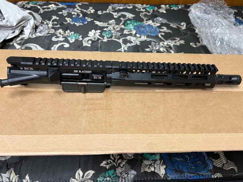 BCM 9” railed upper .300 BO (new)