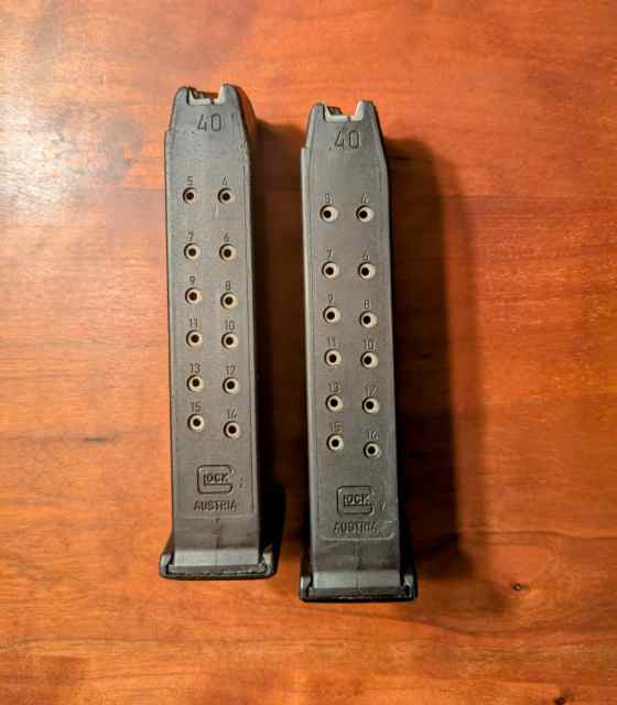 Genuine Glock .40 Magazines 