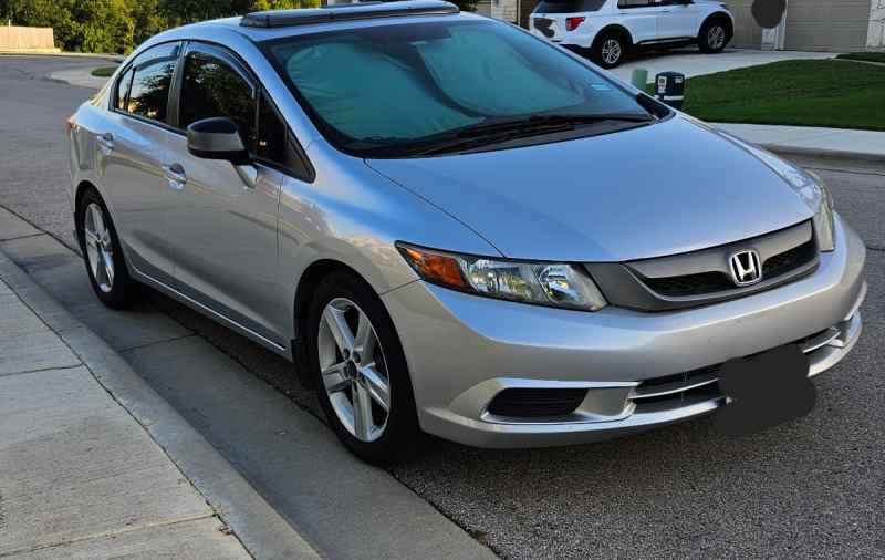 2012 Civic EX-L Silver Low Miles $8K 