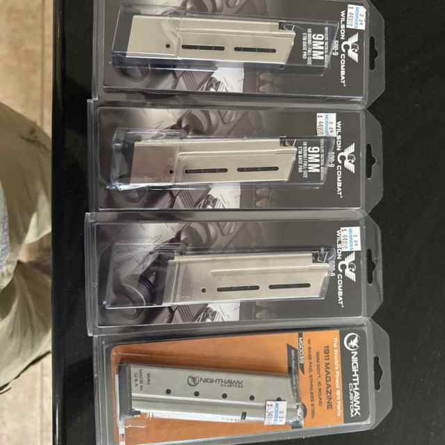 9 mm 1911 magazines 