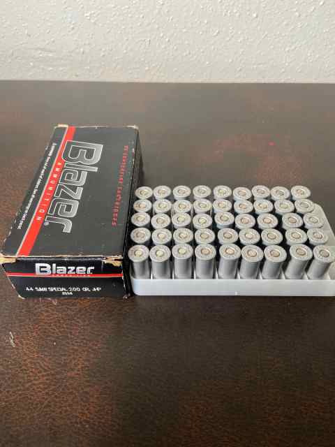 .44 Special S&amp;W JHP Blazer Ammo 45 rounds