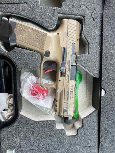 Canik Tp9 elite FDE threaded/optic ready 