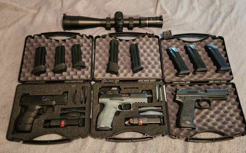 HK USP,VP9s and Burris scope sale