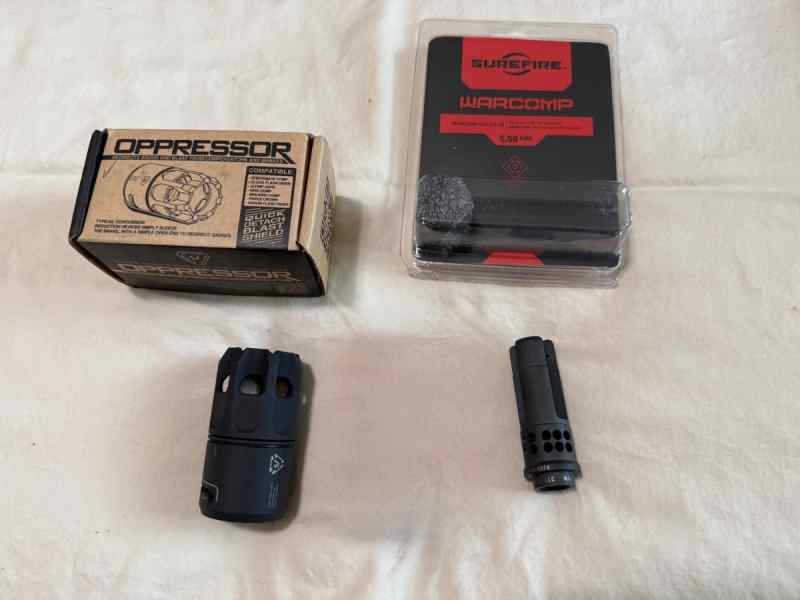 AR Oppressor and War Comp Flash Hider