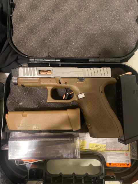 Glock 19 gen 5 with radian ramjet 